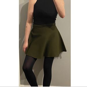 Dark green skirt
